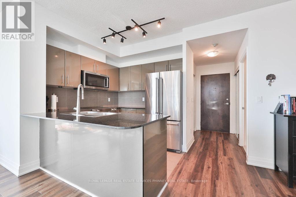 3109 - 16 Yonge Street, Toronto, ON - Indoor Photo Showing Kitchen With Stainless Steel Kitchen With Double Sink