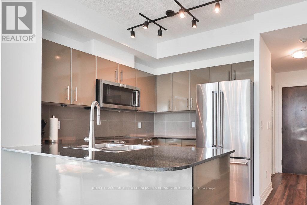 3109 - 16 Yonge Street, Toronto, ON - Indoor Photo Showing Kitchen With Stainless Steel Kitchen With Double Sink