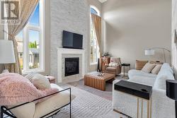 Livingroom with 16' ceilings -