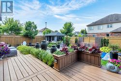 Multi level deck; water feature -