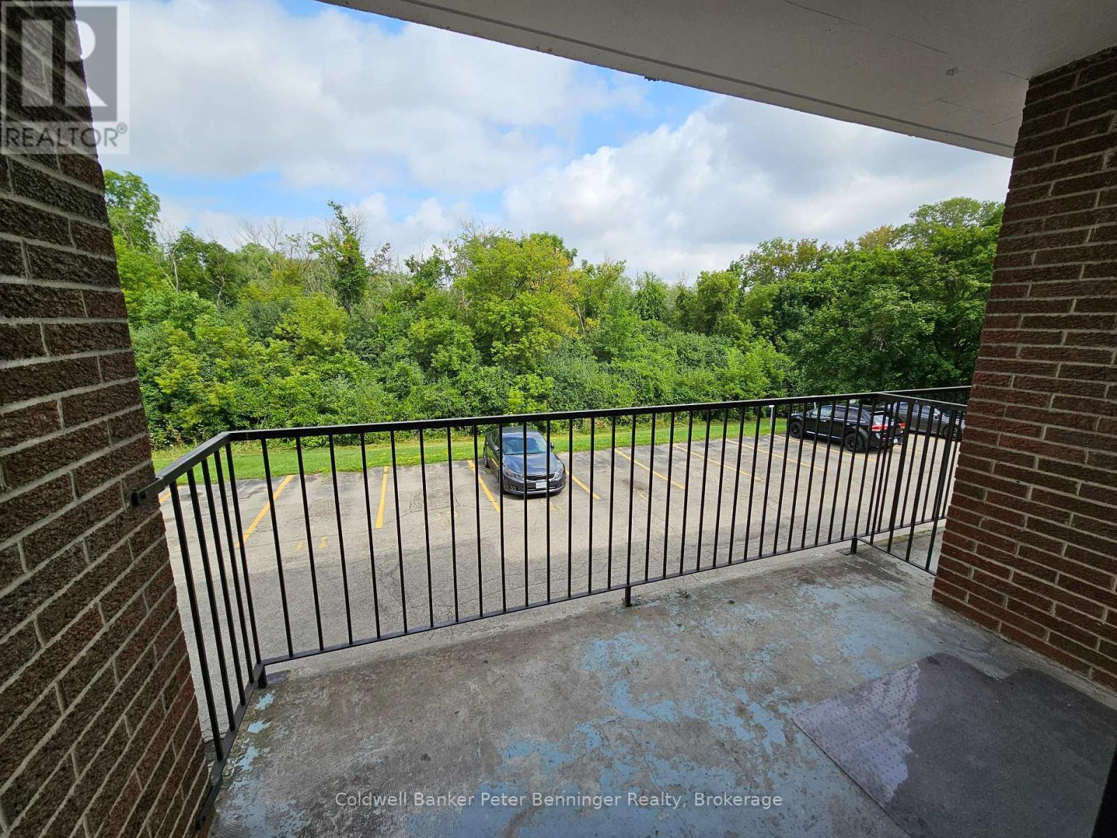 balcony view to back of property - 102 - 4 Avalon Place, Kitchener, ON - Outdoor