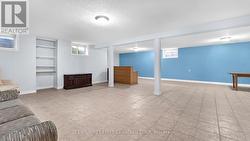 Basement Rec Room w/o Virtual Staging -