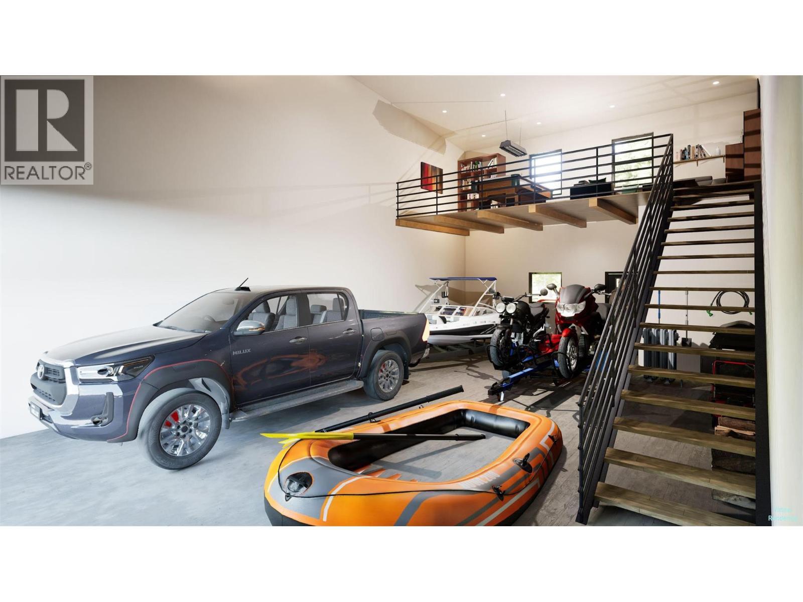 Mezzanine Pictured will larger and enclosed to create a 2 bedroom suite. Open Mezzanine available in other units. - 1002 Seed Frontage Road Unit# 6 Lot# Psl 6, Sicamous, BC