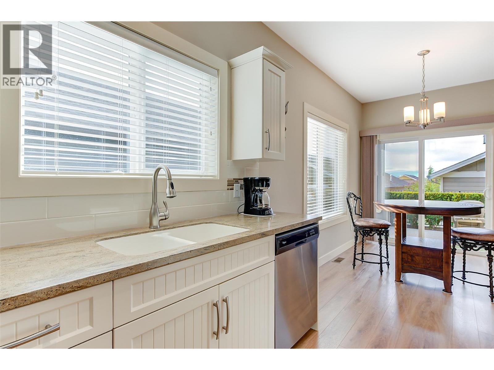 2064 Aspen Drive, Westbank, BC - Indoor Photo Showing Kitchen With Double Sink