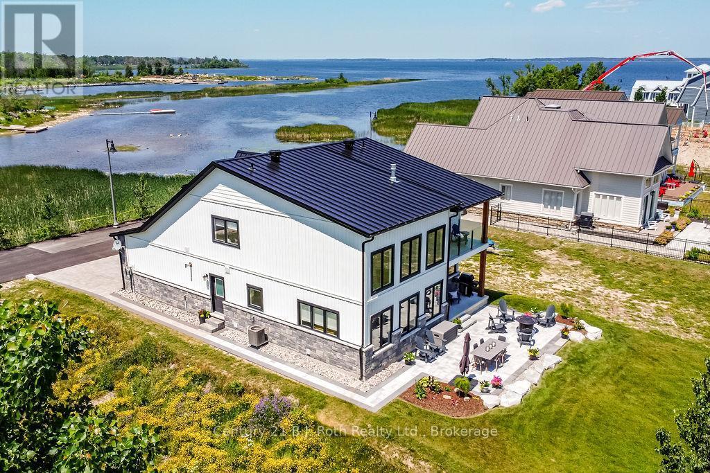 27 - 53 Dock Lane, Tay (Port Mcnicoll), ON - Outdoor With Body Of Water With Deck Patio Veranda With View