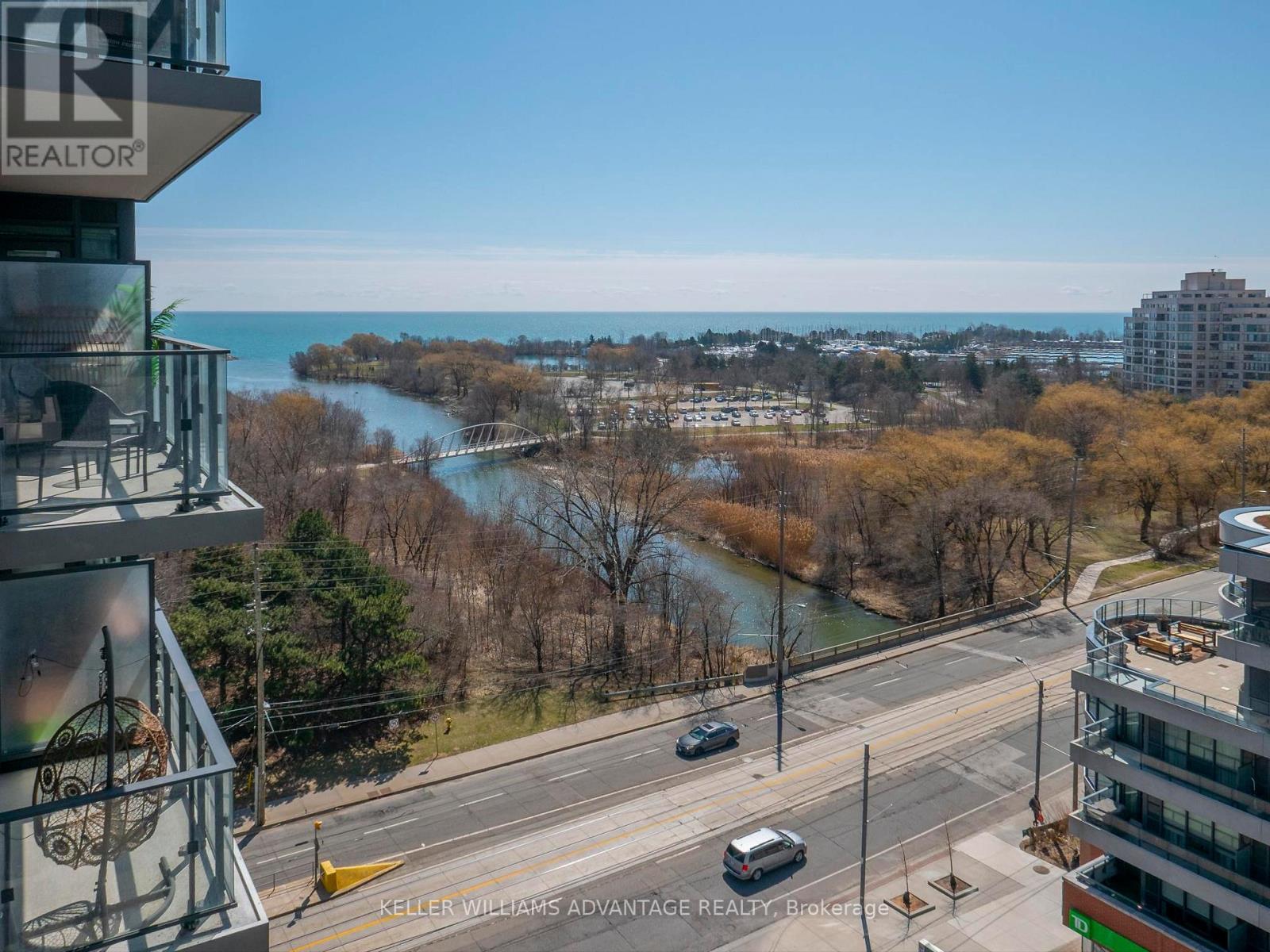 1104 - 2200 Lake Shore Boulevard W, Toronto, ON - Outdoor With Body Of Water With Balcony With View