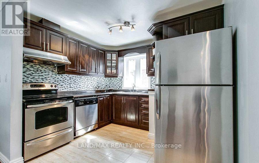 Upper Kitchen - 464 Warden Avenue, Toronto, ON - Indoor Photo Showing Kitchen With Upgraded Kitchen