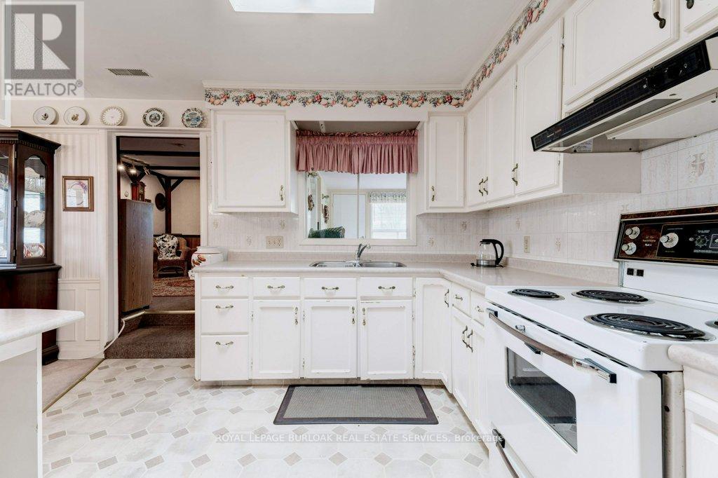 114 Second Road E, Hamilton, ON - Indoor Photo Showing Kitchen With Double Sink