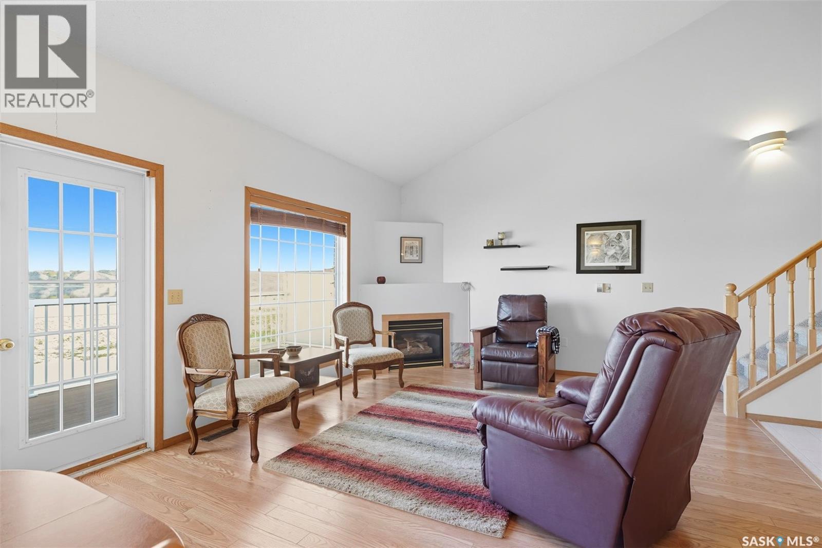 5 412 Lake Avenue, Manitou Beach, SK - Indoor With Fireplace
