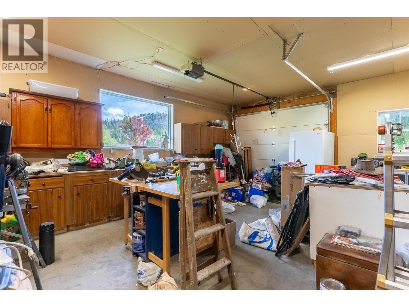 Garage - 1424 Loon Lake Road, Loon Lake, BC - Indoor Photo Showing Garage