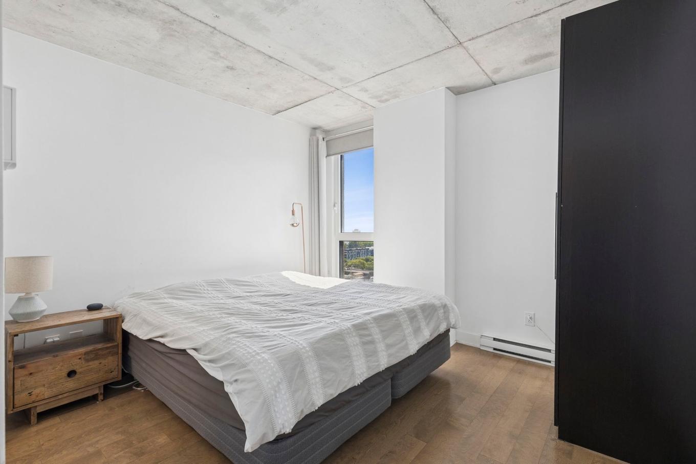 Chambre à coucher principale - 1201-235 Rue Peel, Montréal (Le Sud-Ouest), QC - Indoor Photo Showing Bedroom