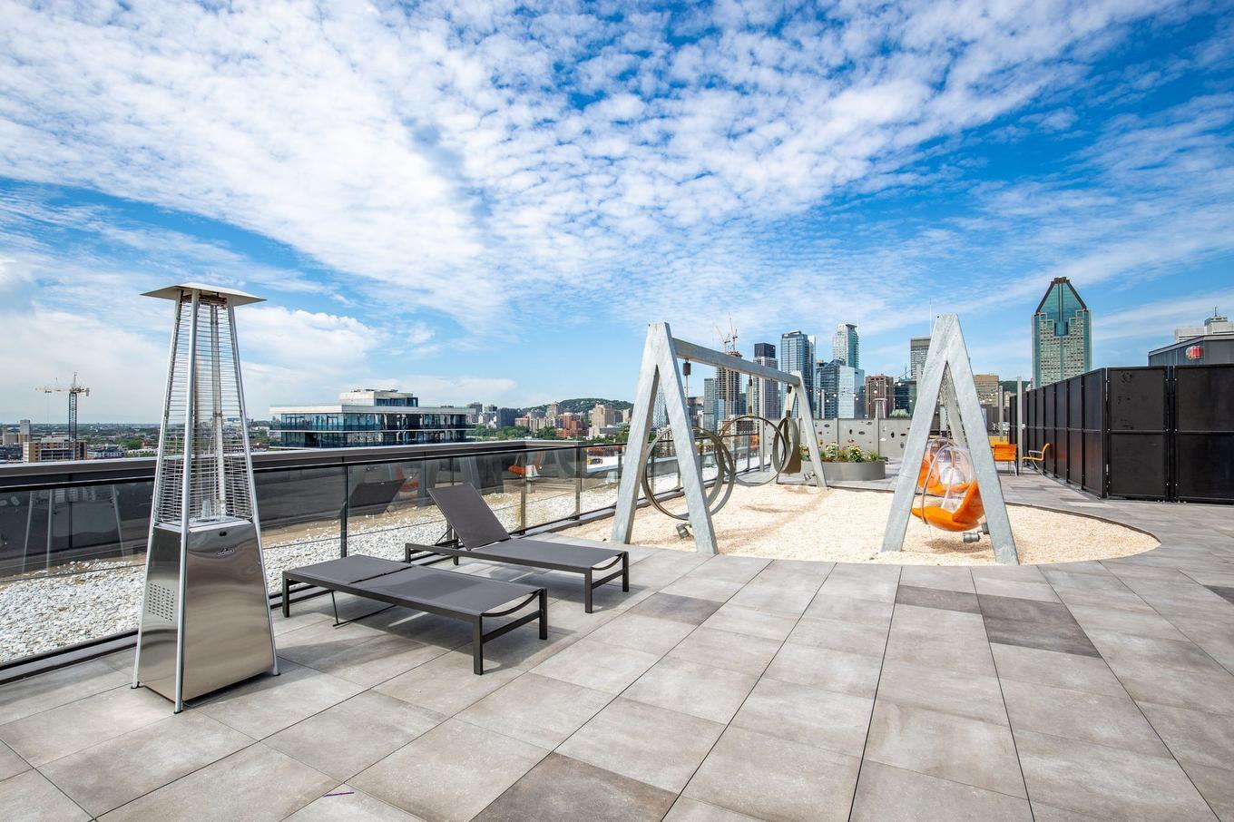 Terrasse - 1201-235 Rue Peel, Montréal (Le Sud-Ouest), QC - Outdoor With View