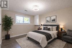 Virtually Staged - Lower Level - Bedroom 3 -