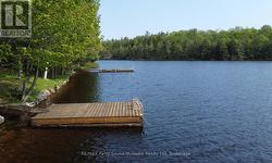 Protected docking, Peaceful Shebeshekong Lake -