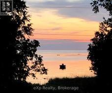 Sunset in front of 329 Bay Stree -