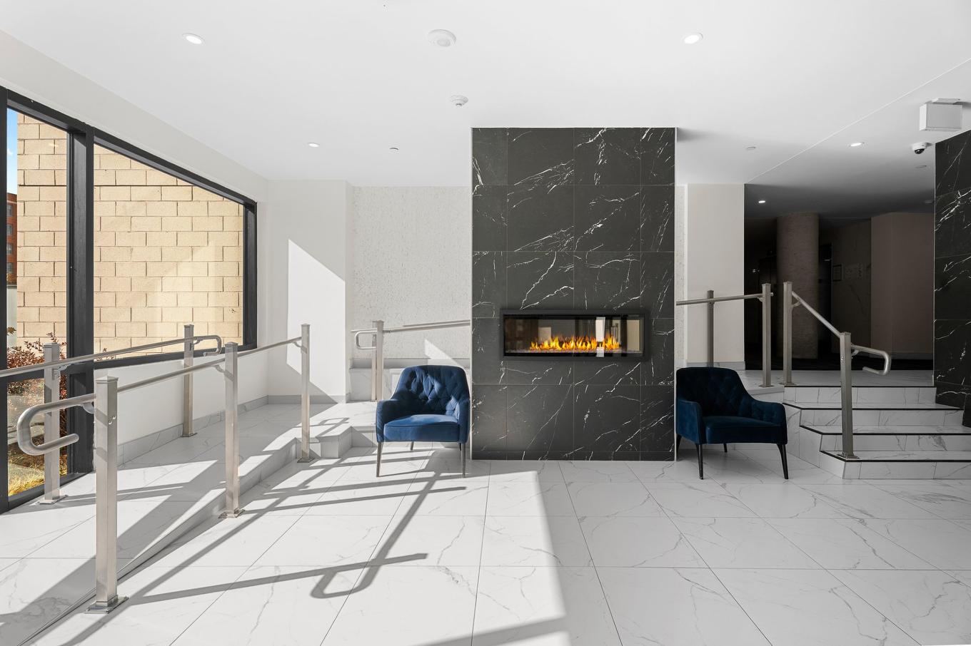 Hall d'entrée/Vestibule - 1008-1700 Rue Viola-Desmond, Montréal (Lasalle), QC - Indoor With Fireplace