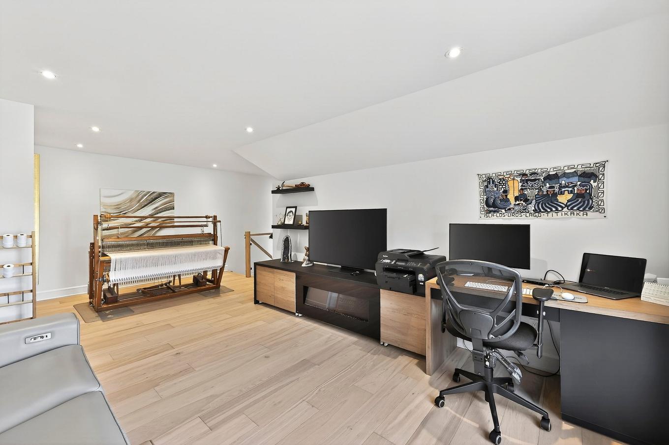 Hall - 1124 Ch. Du Massif, Piedmont, QC - Indoor Photo Showing Office