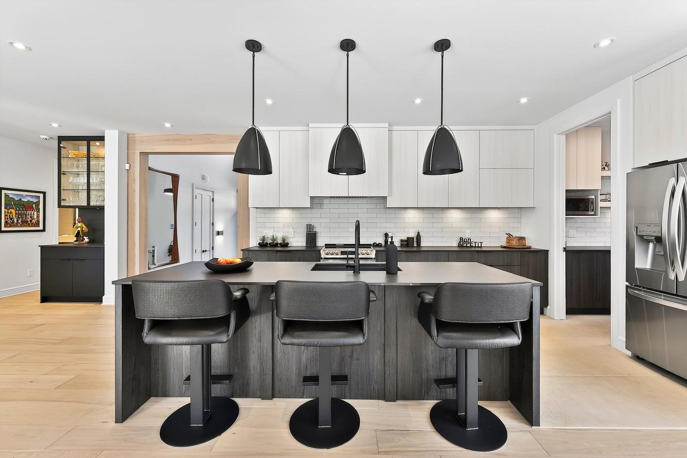 Kitchen - 1124 Ch. Du Massif, Piedmont, QC - Indoor Photo Showing Kitchen With Upgraded Kitchen