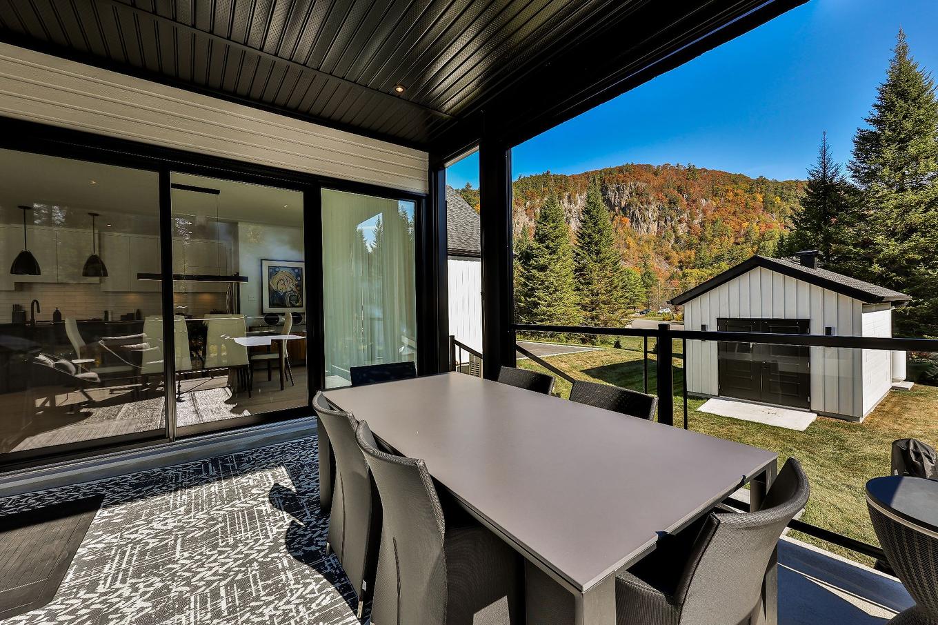 Balcony - 1124 Ch. Du Massif, Piedmont, QC - Outdoor With Deck Patio Veranda With Exterior