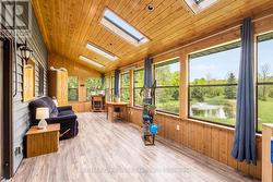 Unparalleled views from the screened in sunroom! -