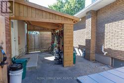 covered separate entrance -
