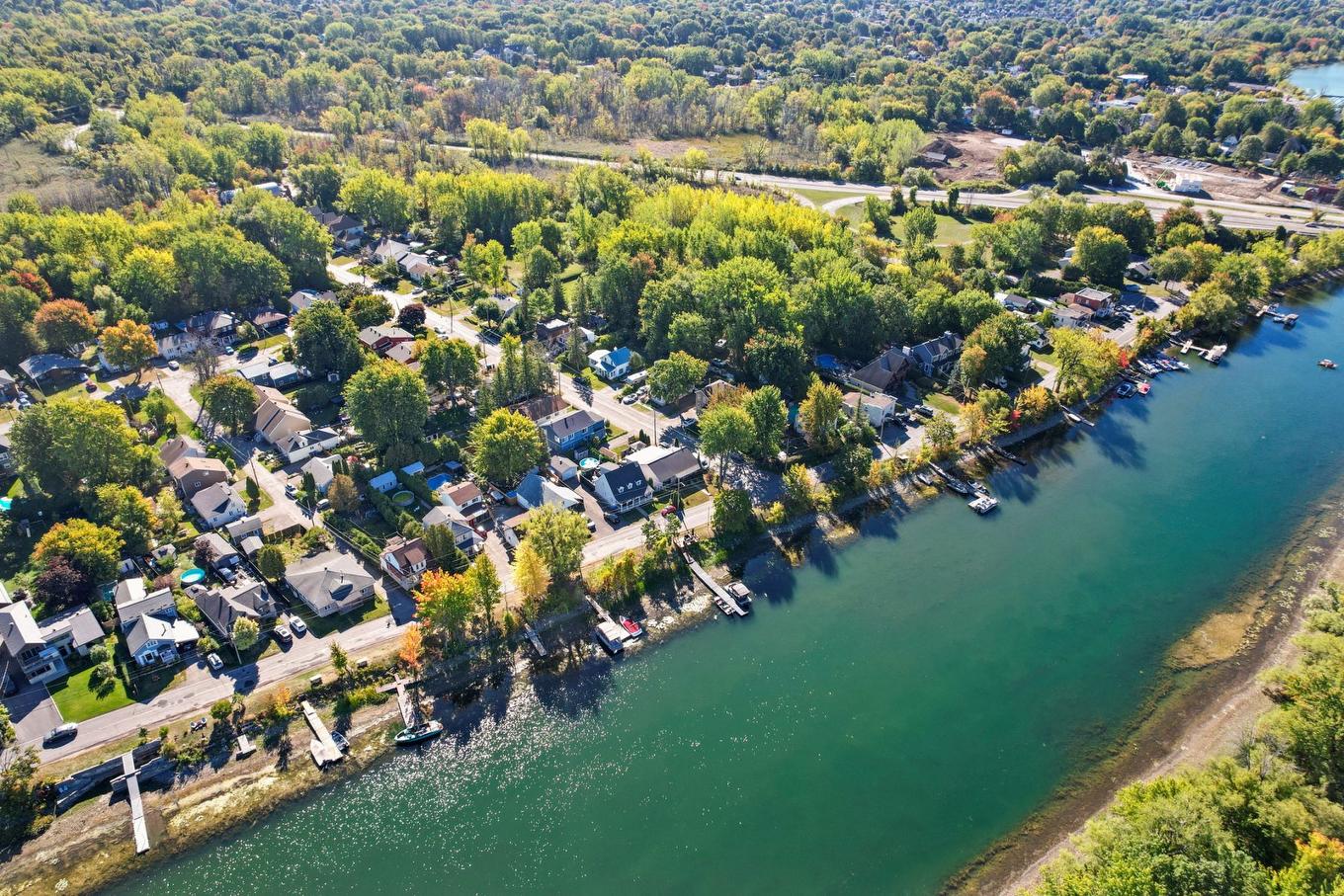 Aerial photo - 288 Boul. Salaberry N., Châteauguay, QC - Outdoor With Body Of Water With View