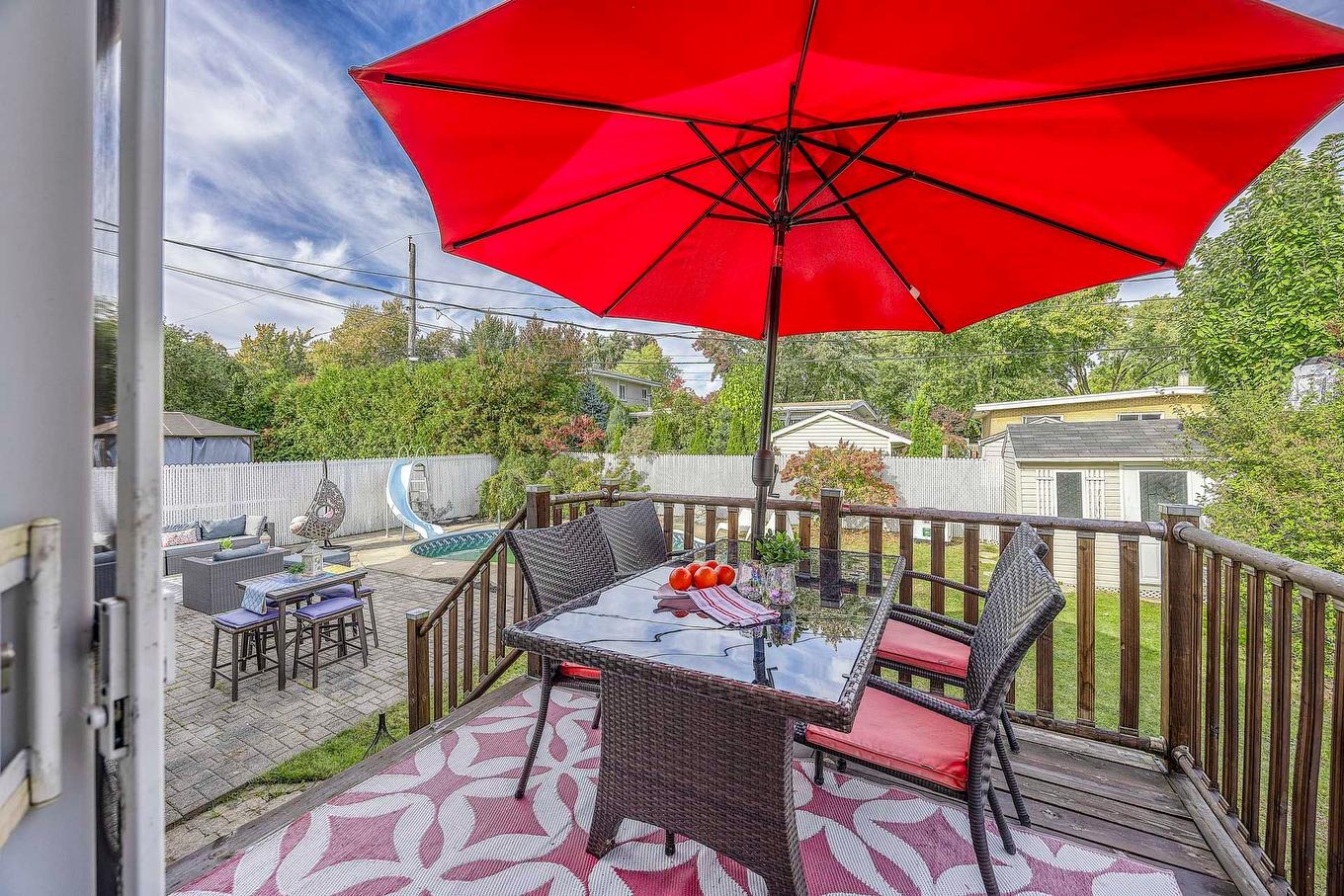 Balcony - 447 Boul. Samson, Laval (Sainte-Dorothée), QC - Outdoor With Deck Patio Veranda With Exterior