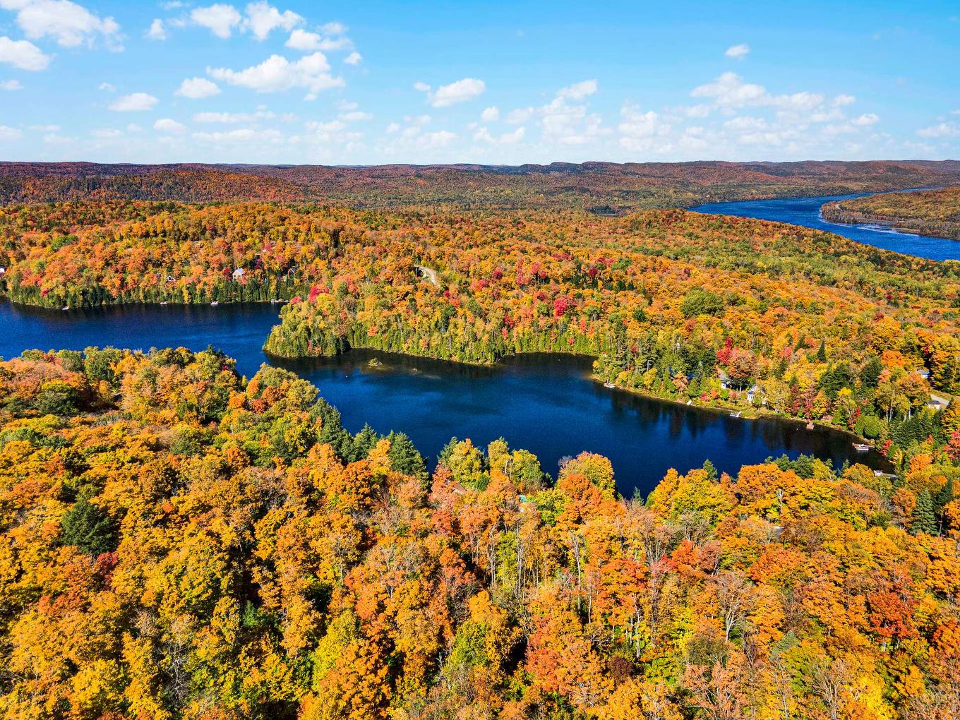 Photo aérienne - 511 Ch. Du Lac-Vincent, Shawinigan, QC - Outdoor With Body Of Water With View