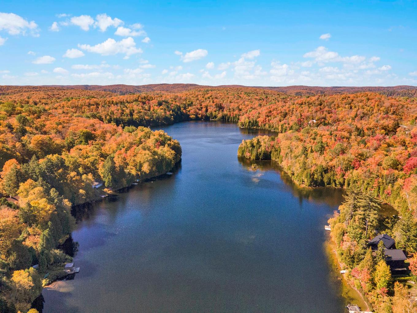 Photo aérienne - 511 Ch. Du Lac-Vincent, Shawinigan, QC - Outdoor With Body Of Water With View
