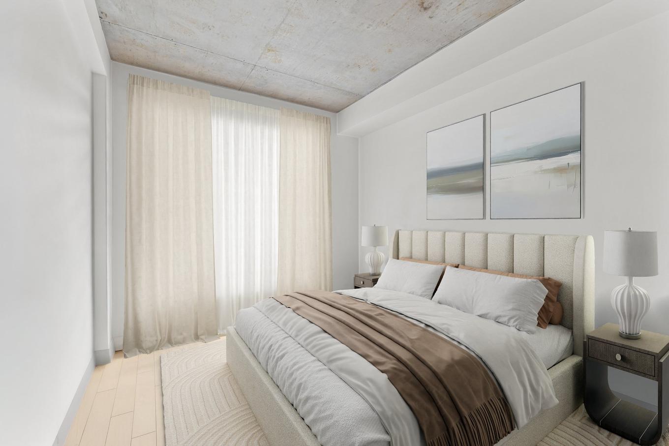 Primary bedroom - 106-1220 Boul. René-Lévesque E., Montréal (Ville-Marie), QC - Indoor Photo Showing Bedroom