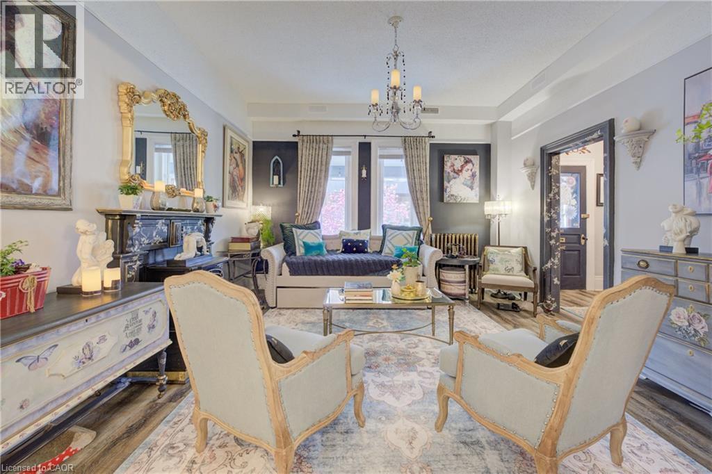 32 Ellen Street E, Kitchener, ON - Indoor With Fireplace