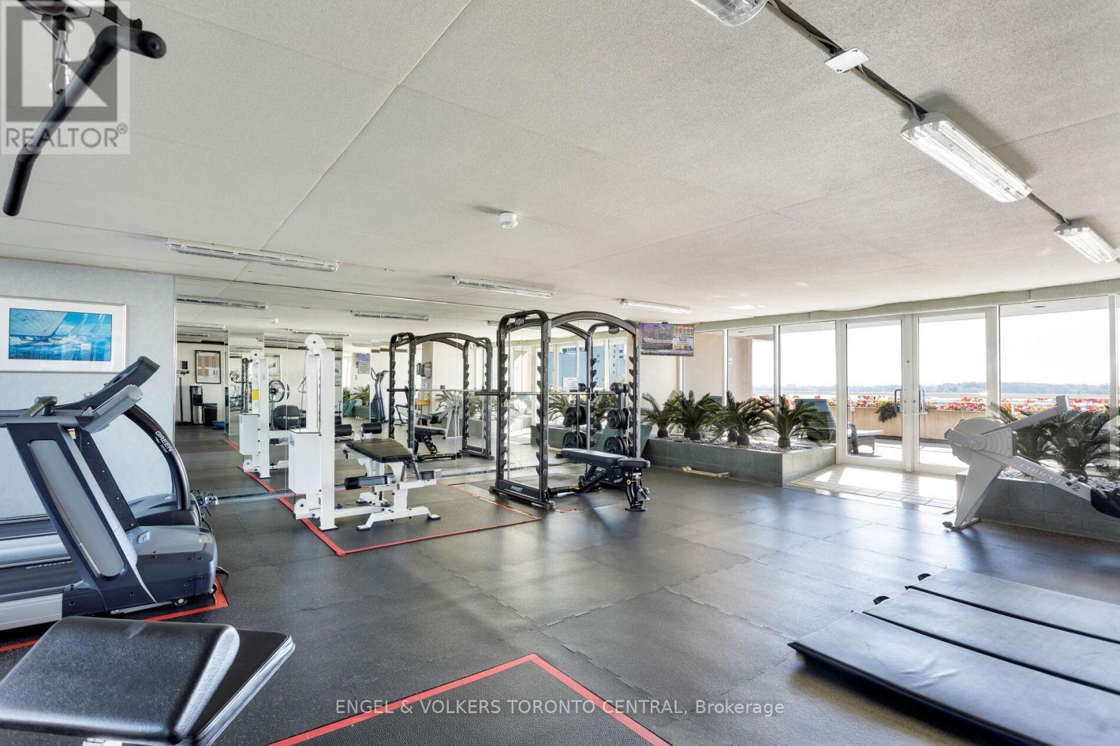 803E - 460 Queens Quay Way W, Toronto, ON - Indoor Photo Showing Gym Room