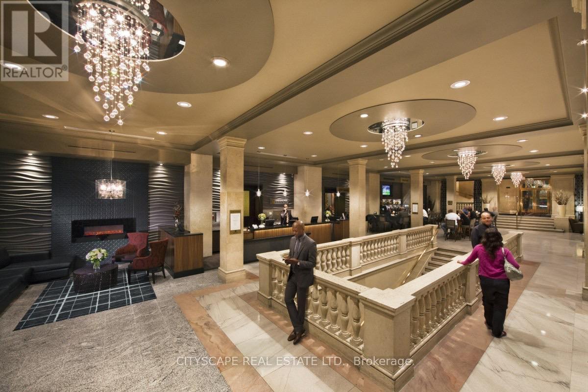 3706 - 1 King Street W, Toronto, ON - Indoor Photo Showing Other Room With Fireplace