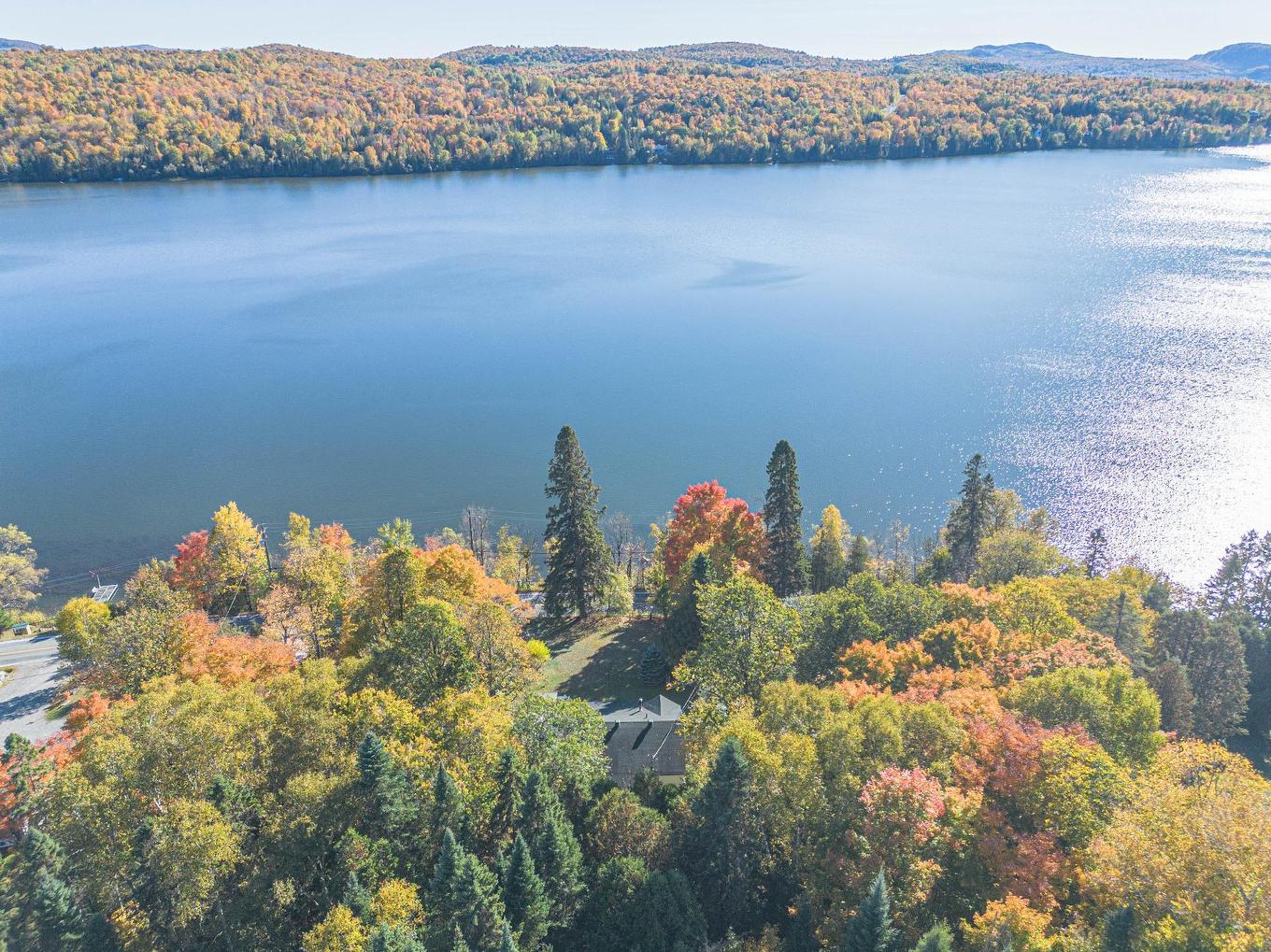 Aerial photo - 165 Ch. Paquette, Mont-Tremblant, QC - Outdoor With Body Of Water With View