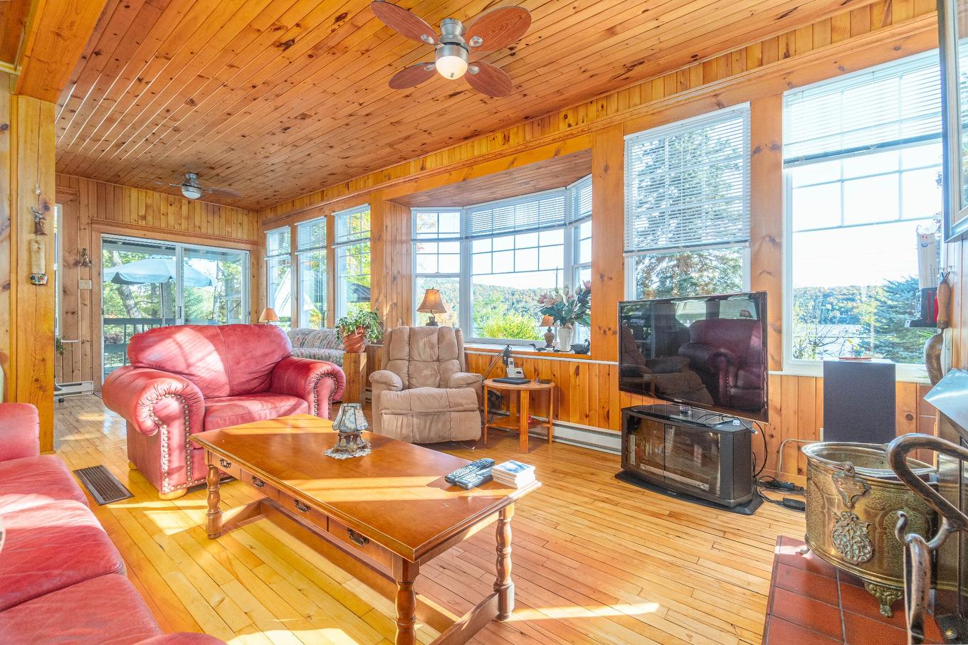 Living room - 165 Ch. Paquette, Mont-Tremblant, QC - Indoor Photo Showing Living Room