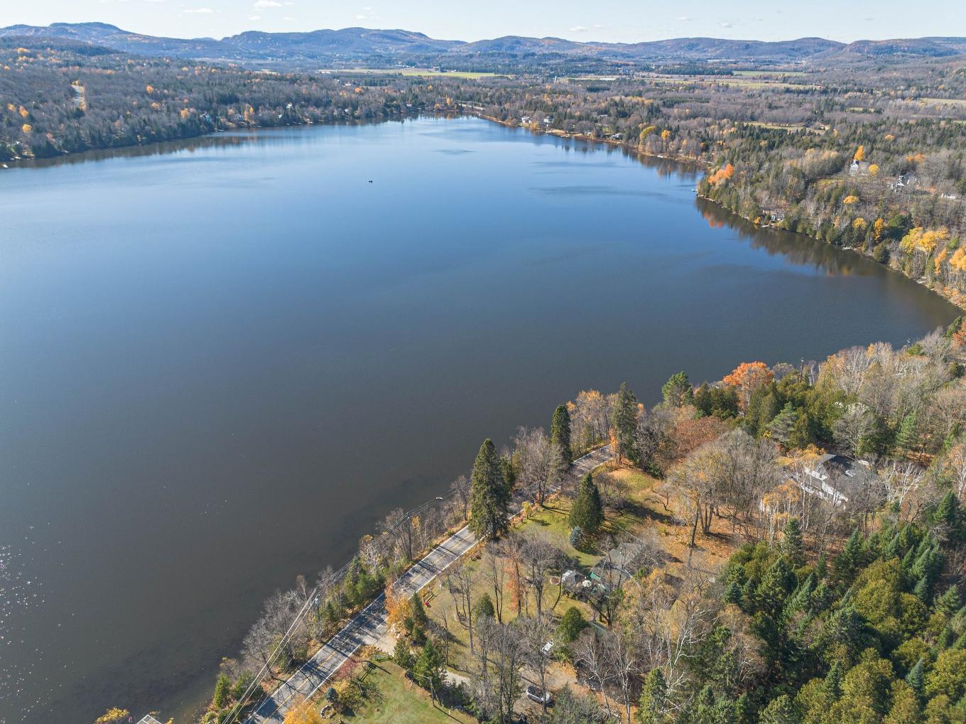Aerial photo - 165 Ch. Paquette, Mont-Tremblant, QC - Outdoor With Body Of Water With View