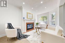 Gorgeous Family Room with Gas Fireplace -