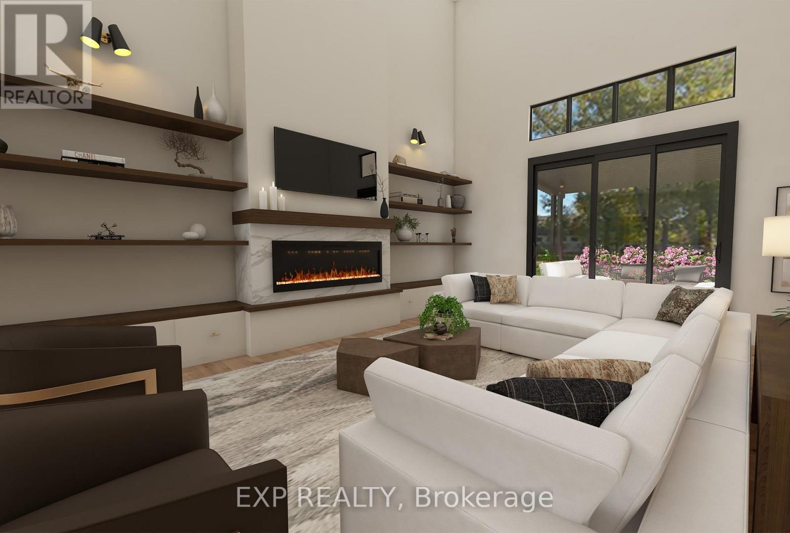 92 Navigation Drive, Prince Edward County (Ameliasburg Ward), ON - Indoor Photo Showing Living Room With Fireplace