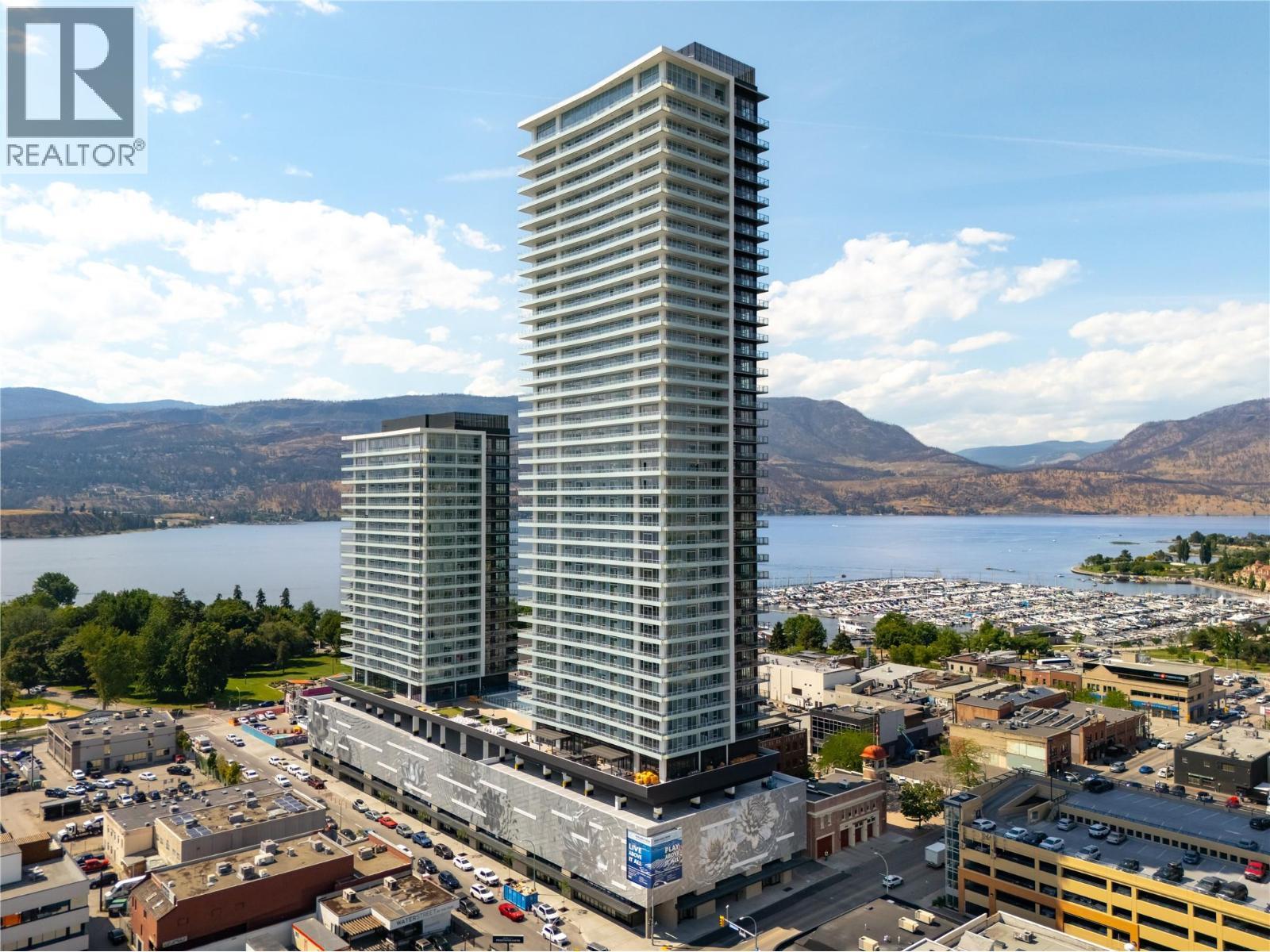 238 Leon Avenue Unit# 707, Kelowna, BC - Outdoor With Body Of Water With View