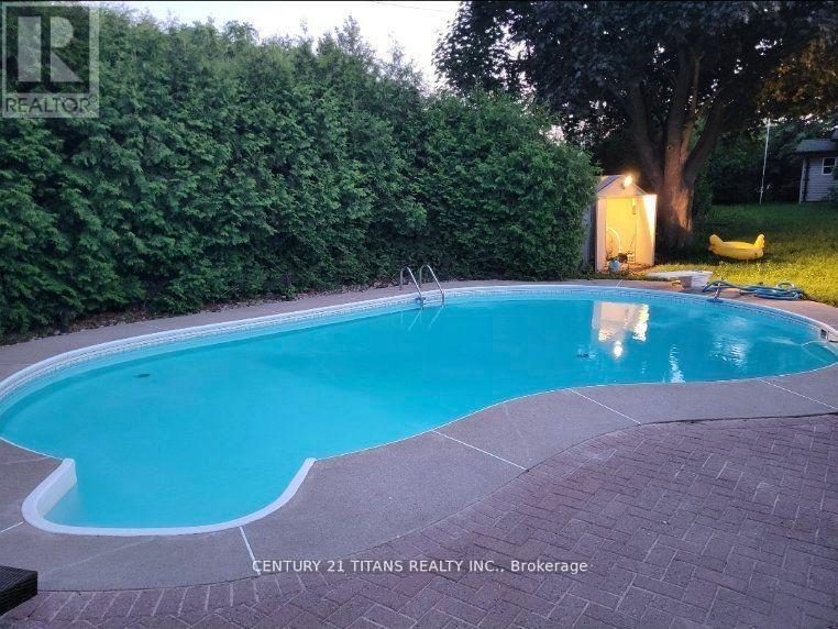 Main - 349 Carnaby Court, Oshawa, ON - Outdoor With In Ground Pool With Backyard
