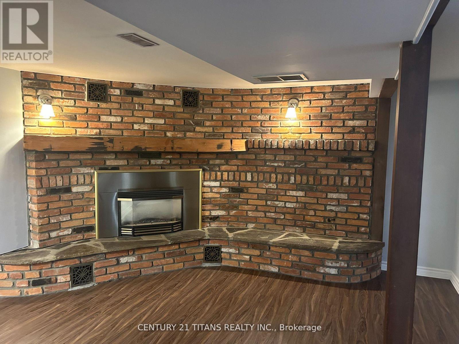 Bsmt - 349 Carnaby Court, Oshawa, ON - Indoor With Fireplace