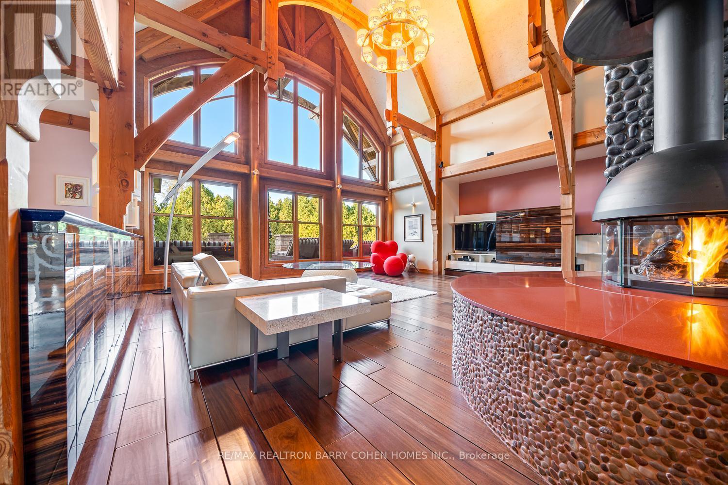 35 Daymond Drive, Puslinch, ON - Indoor Photo Showing Other Room With Fireplace