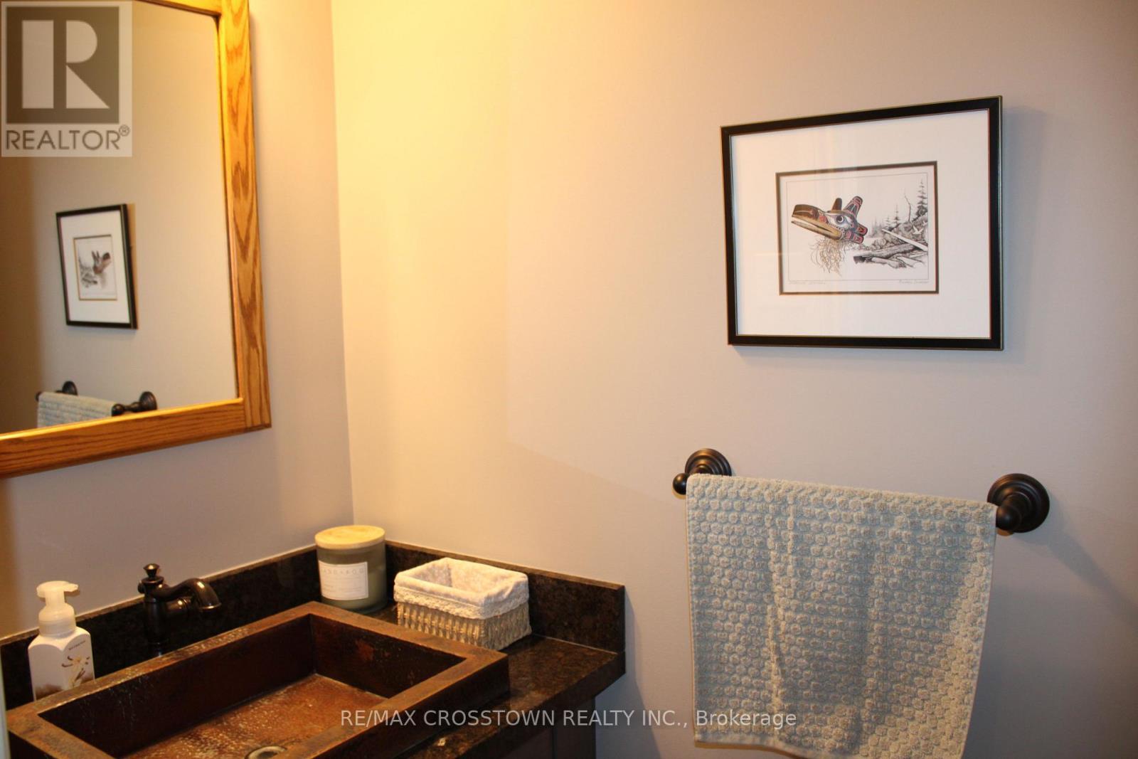 Powder room copper sink - 47 Pine Park Boulevard, Adjala-Tosorontio, ON - Indoor