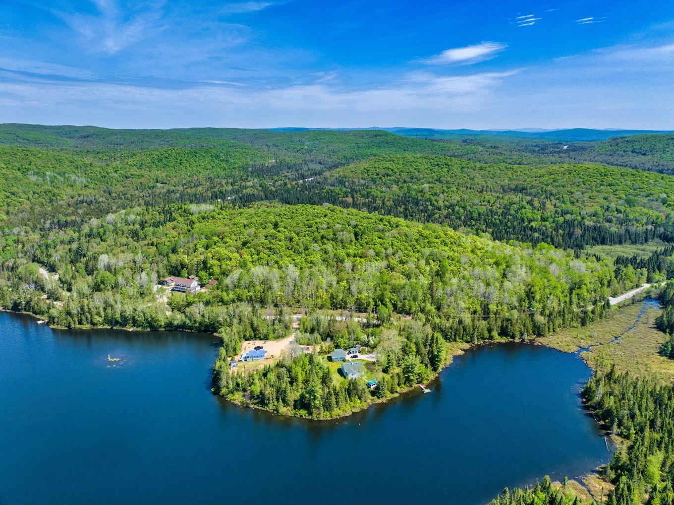 Overall view - 23 - 23A Ch. Du Lac-Allard, Lac-Saguay, QC - Outdoor With Body Of Water With View