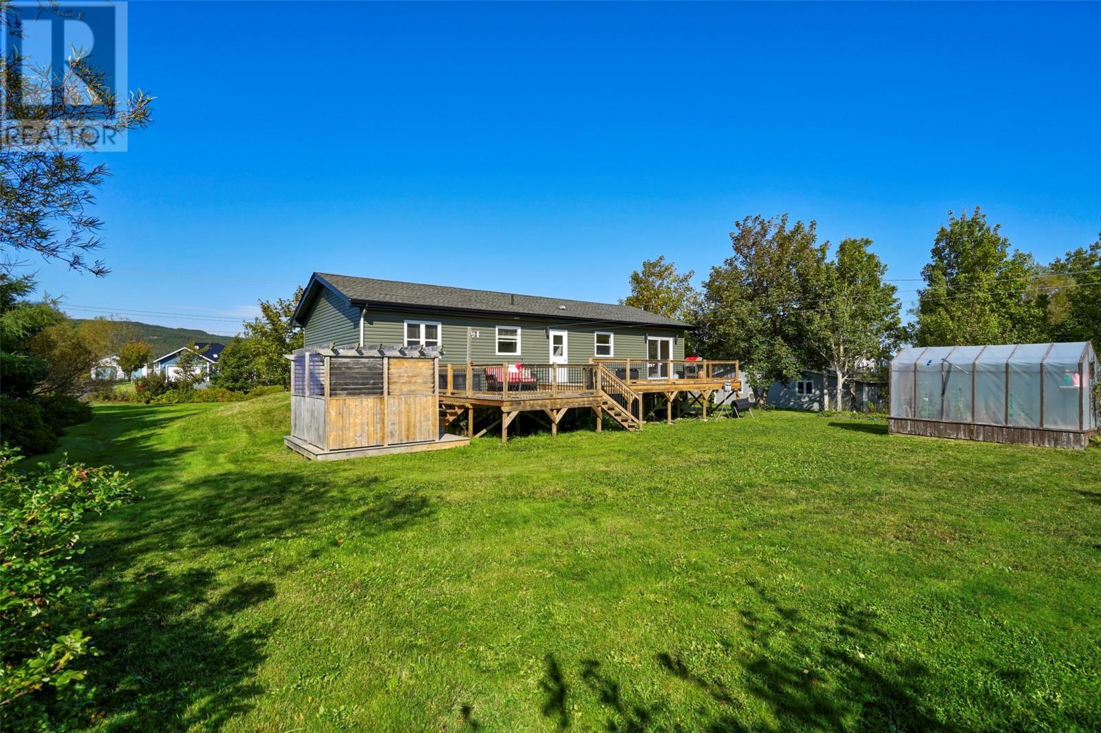 329 Main Road, Long Cove, NL - Outdoor With Deck Patio Veranda With Backyard