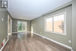 The dining room with sliding doors to the backyard -