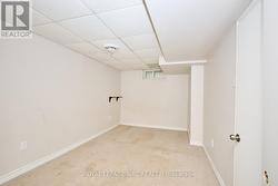 The first bedroom in the basement. -