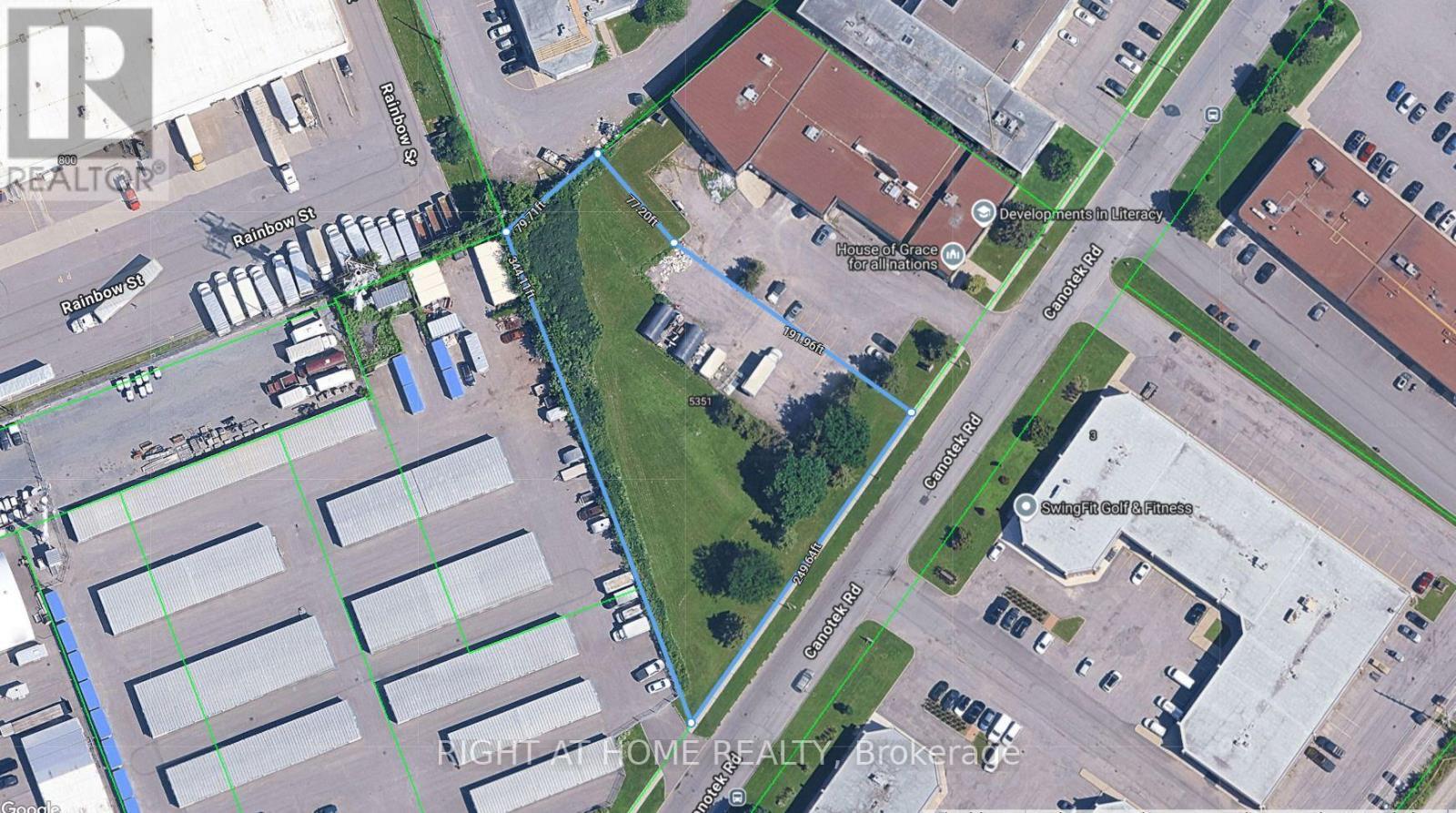 Aerial - GeoWarehouse Lot Measurement - 5351 Canotek Road, Ottawa, ON