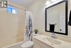 Second full bathroom on main level -