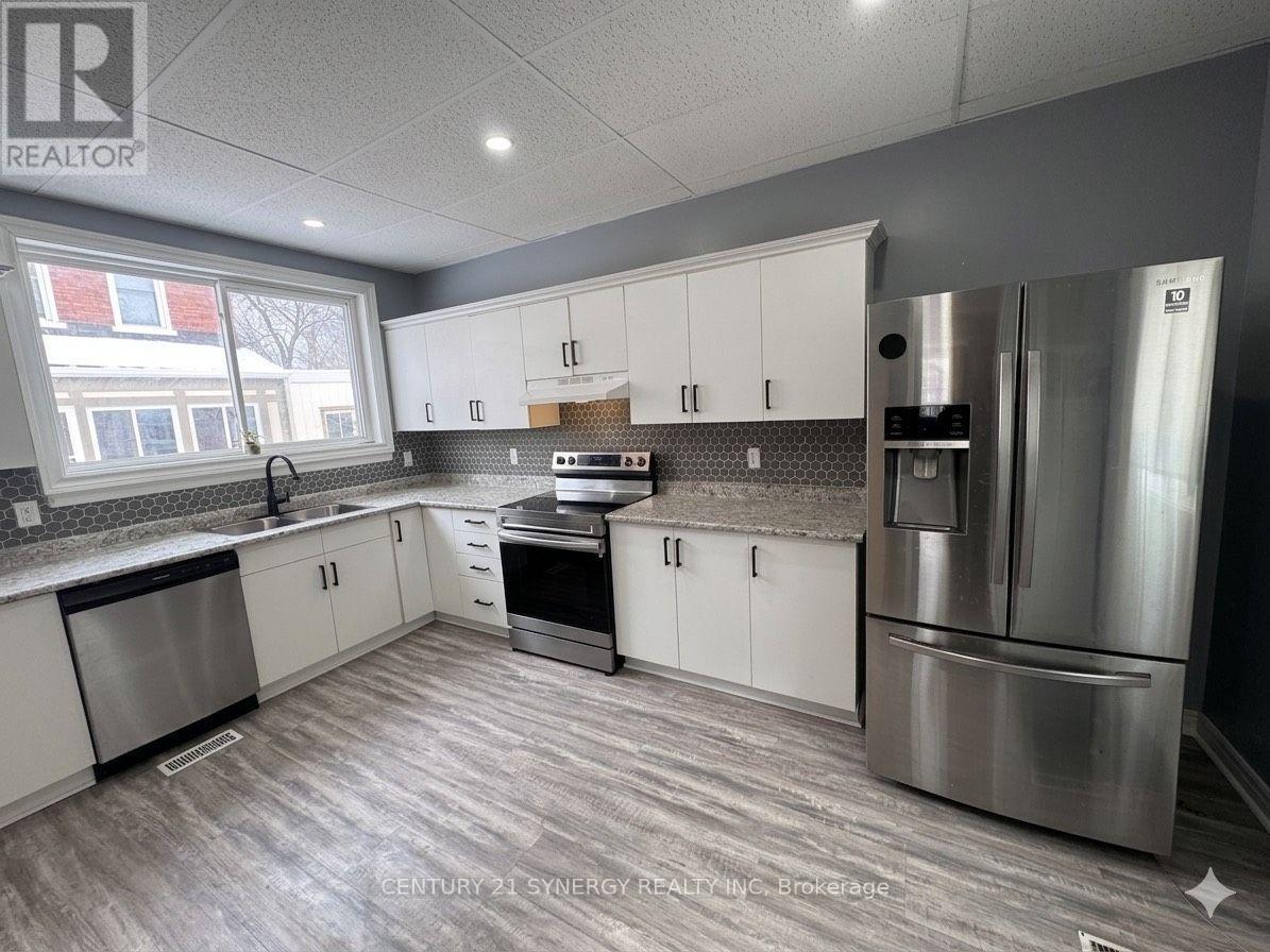 Colour enhanced - 25 Kensington Avenue, Smiths Falls, ON - Indoor Photo Showing Kitchen